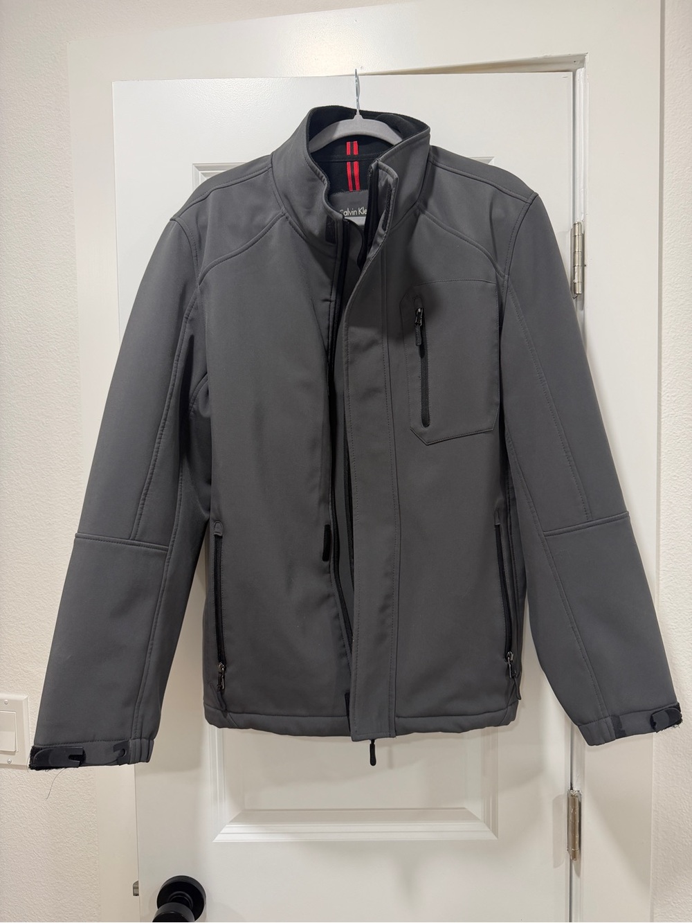 Calvin Klein Men's Gray Softshell Jacket